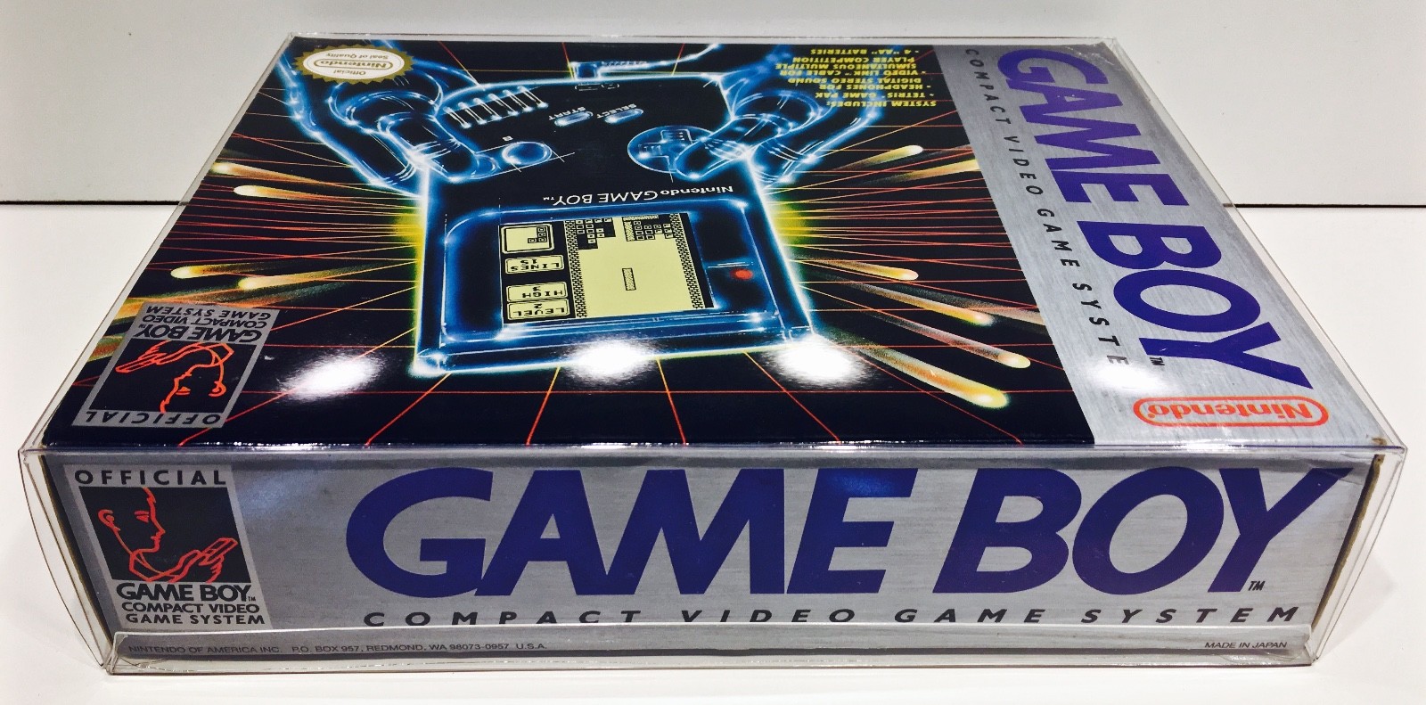 1 Original NINTENDO GAME BOY CONSOLE Box Protector Fits Blue / Gray Box Only!