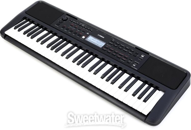 Yamaha PSRE383 61-key Mid-range Portable Keyboard with PA130 Power Adapter