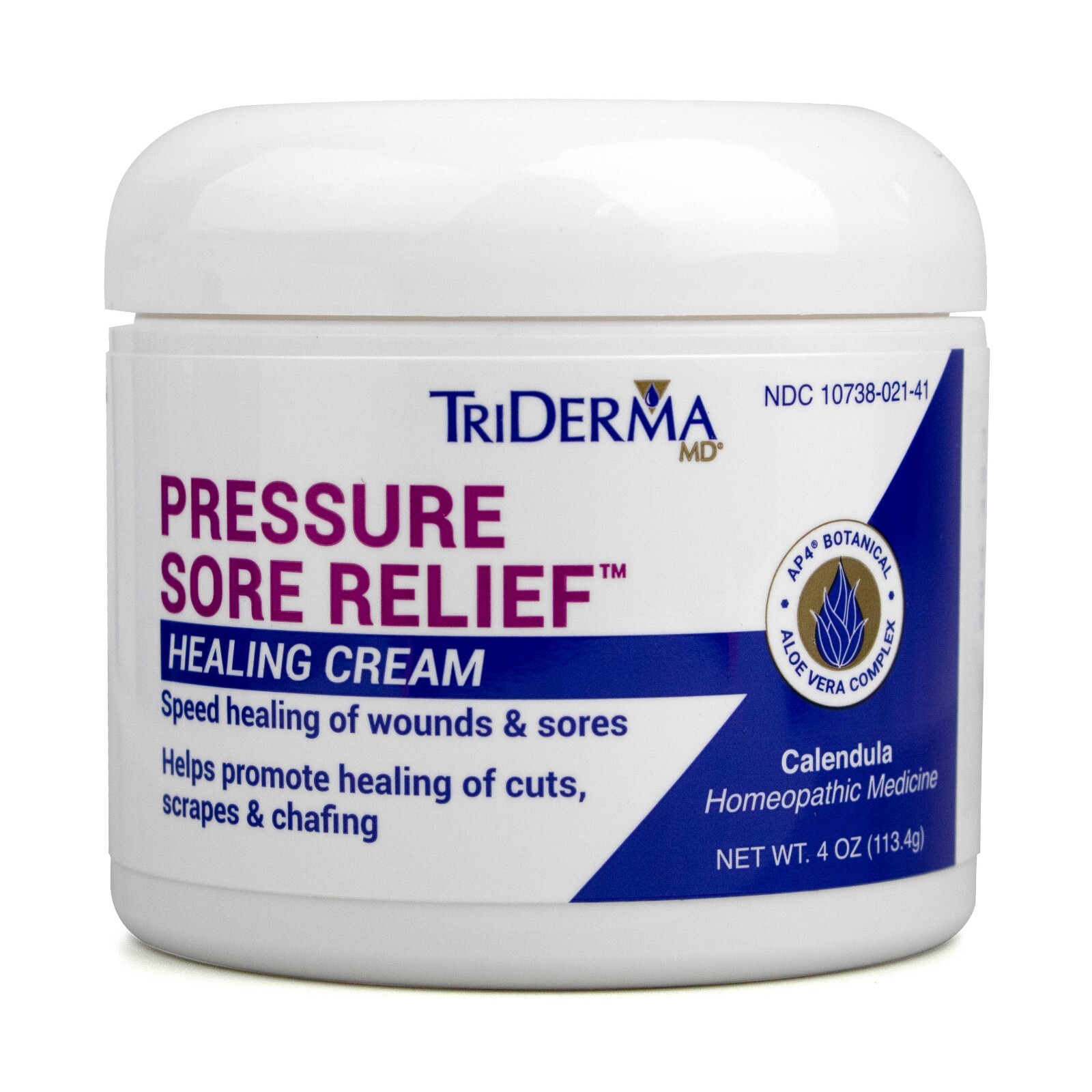 TriDerma Pressure Sore Relief Healing Cream for Bed Sores Treatment, Ulcers 4 oz