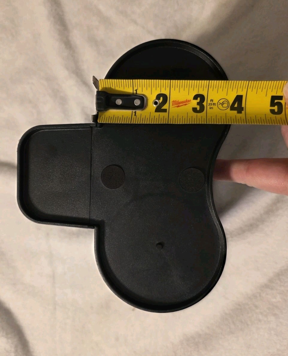 Polder Black Style Station Hot Tool Holder Bathroom Organizer