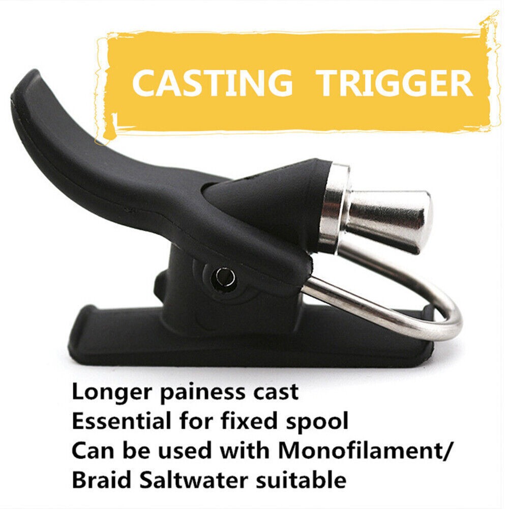 3Pcs Stainless Breakaway Trigger Casting Cannons Fishing Accessories Surf Parts