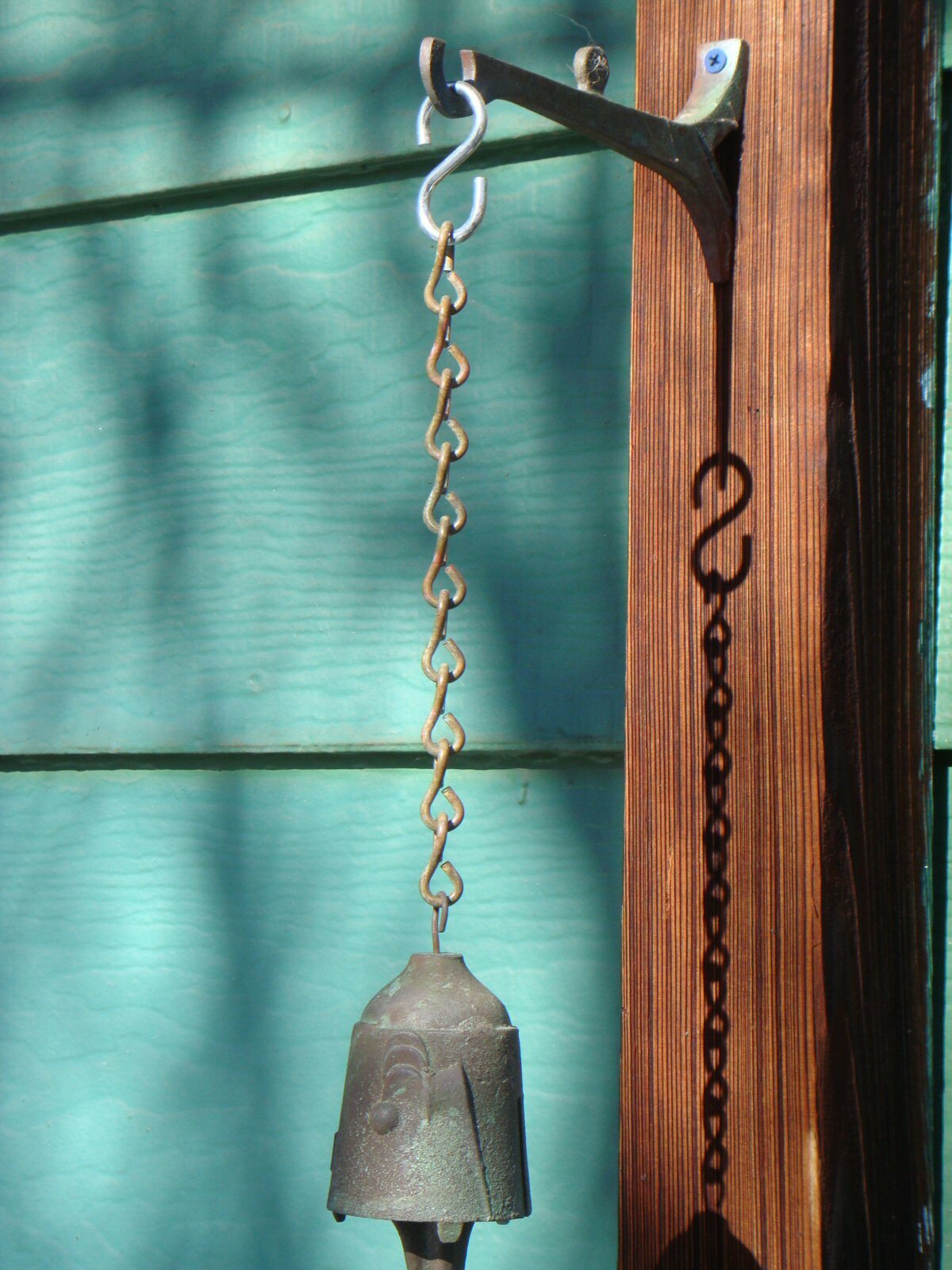 Soleri 9" Patina Replacement Hanging Chain for Mid-Size Bronze Wind Bell / Chime