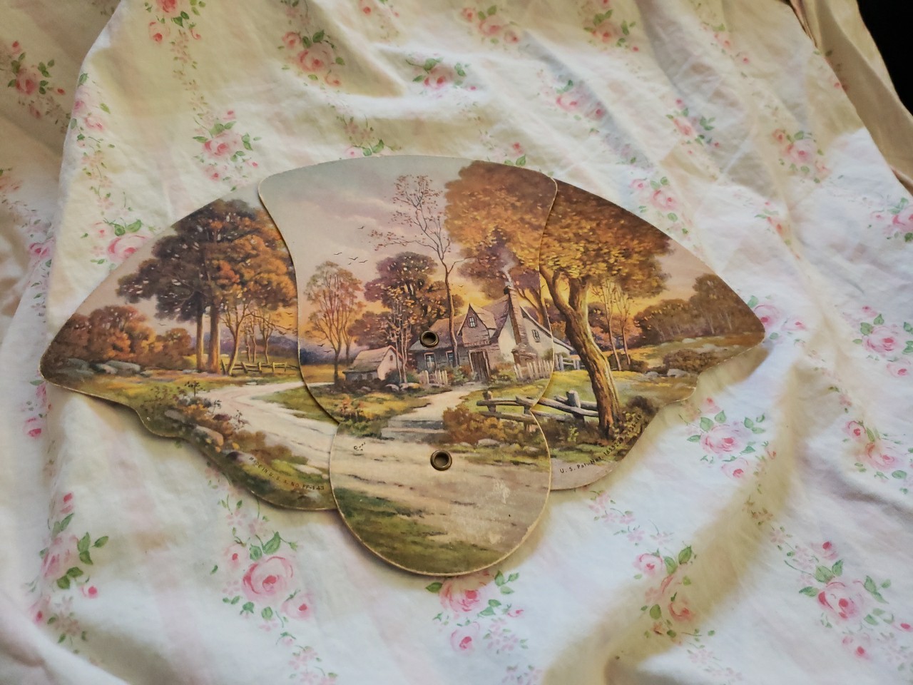 Mobilgas Giveaway Cardboard Fan, Frederick & Burke Mobil Service, Coon Valley WI