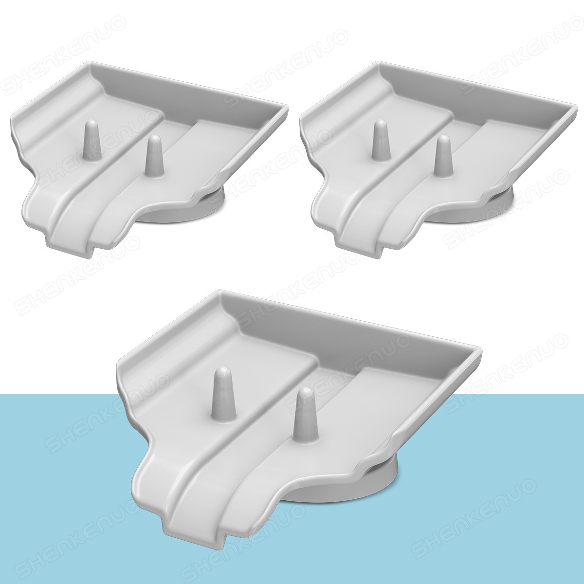 Plastic Soap Dish for Shower,Set of 1 Shower Soap Holder,Self draining Bar Soap