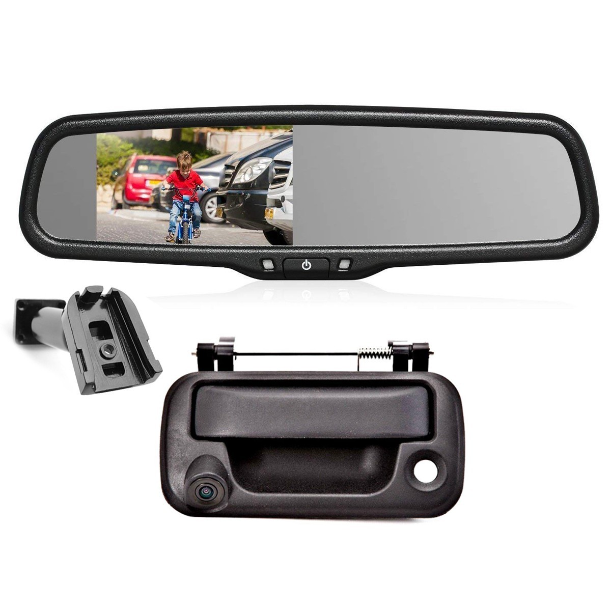 Backup camera & rear view monitor 4.3" for Ford F150 2005-14, F250 F350 2008-16