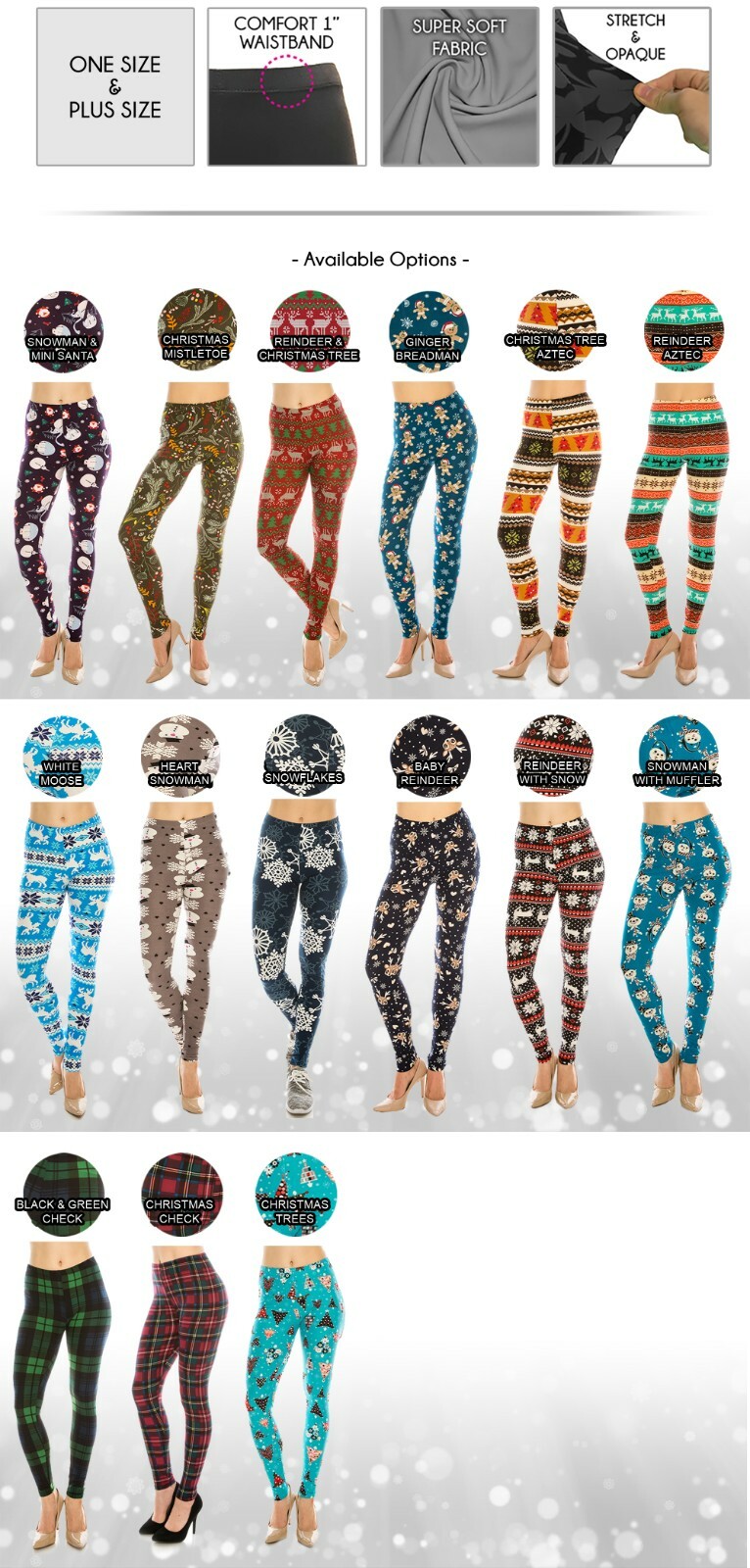Women's Butter Soft Patterned Leggings