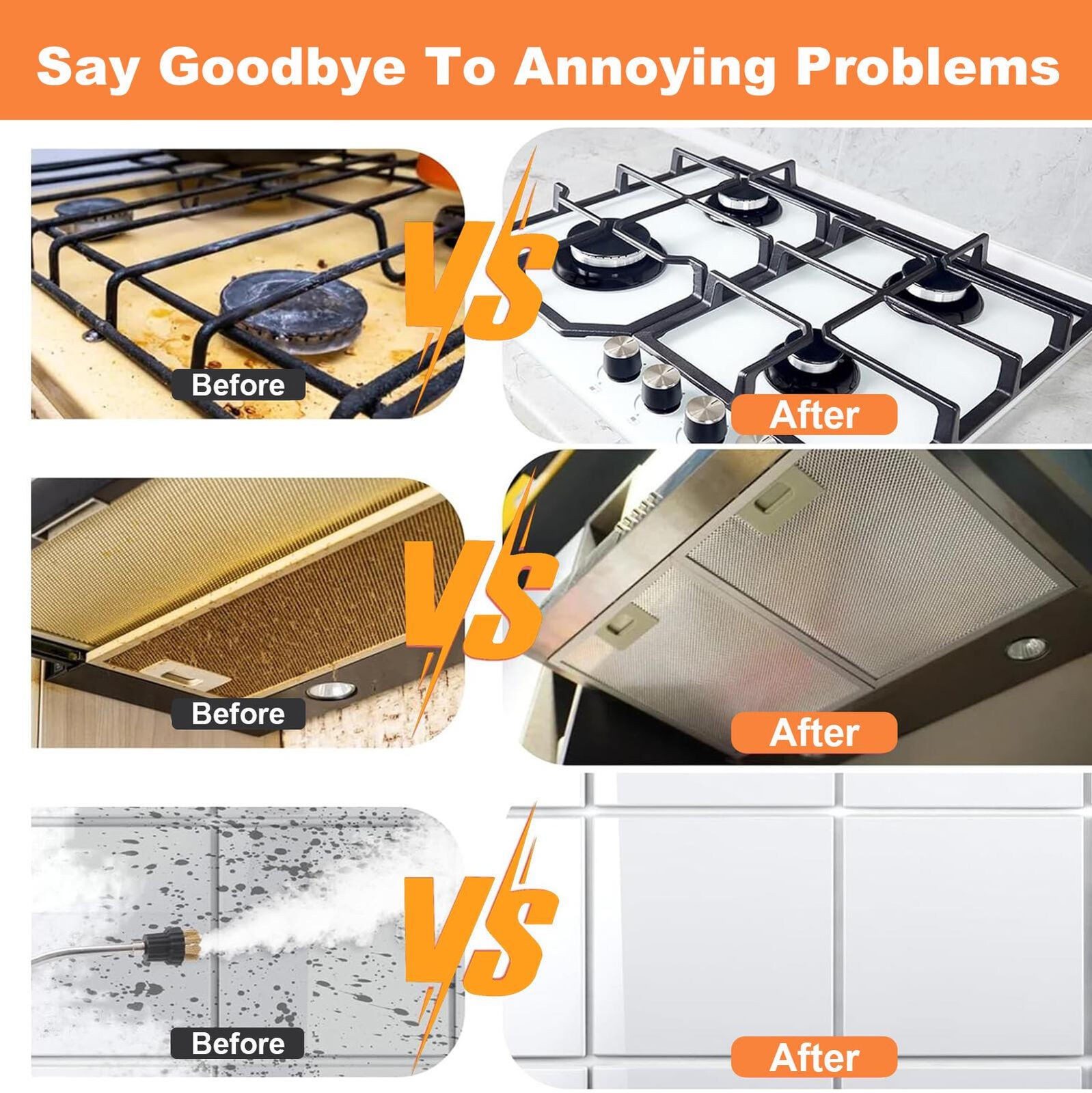 High Pressure Steam Cleaner 3800W Household Car Home High Temp Cleaning Machine