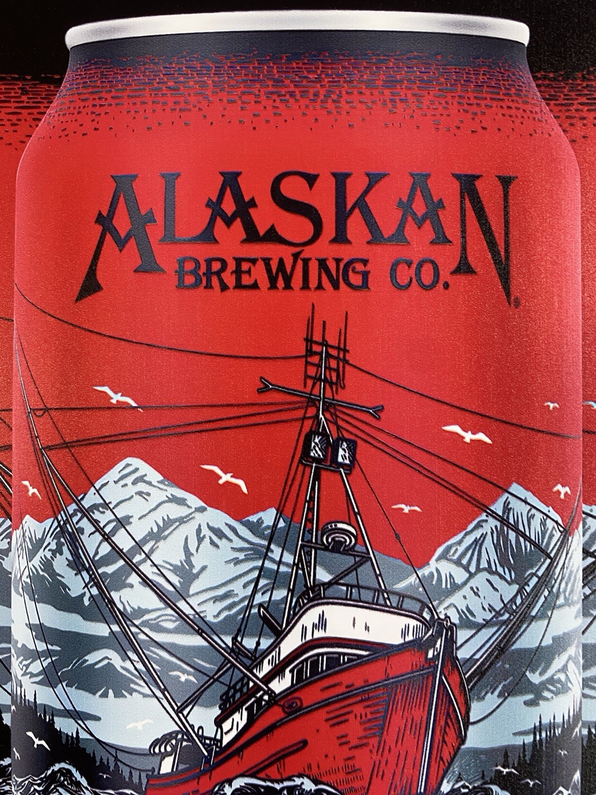Alaskan Brewing Company Sign - Amber Ale - Craft Beer - Alaska