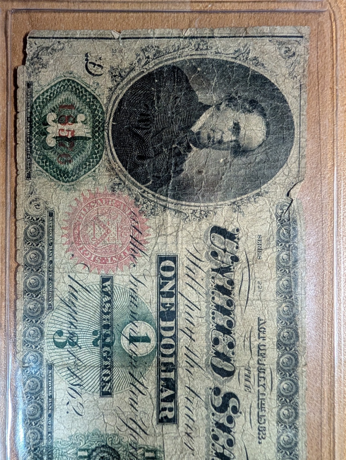 1862 $1 United States Legal Tender Note – Civil War Era – Salmon P. Chase FR16?