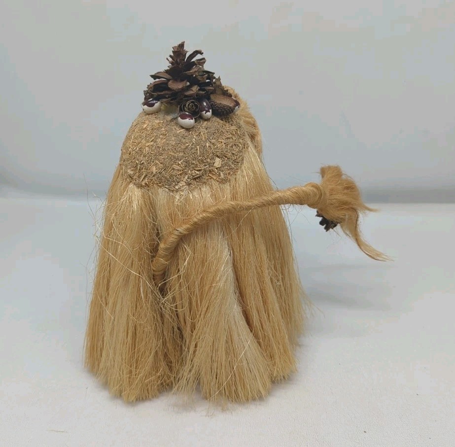 Ken Arensbak Troll Forest VTG 1970s 5 Arts Studio Folk Art Pinecone Hat 8" Tall