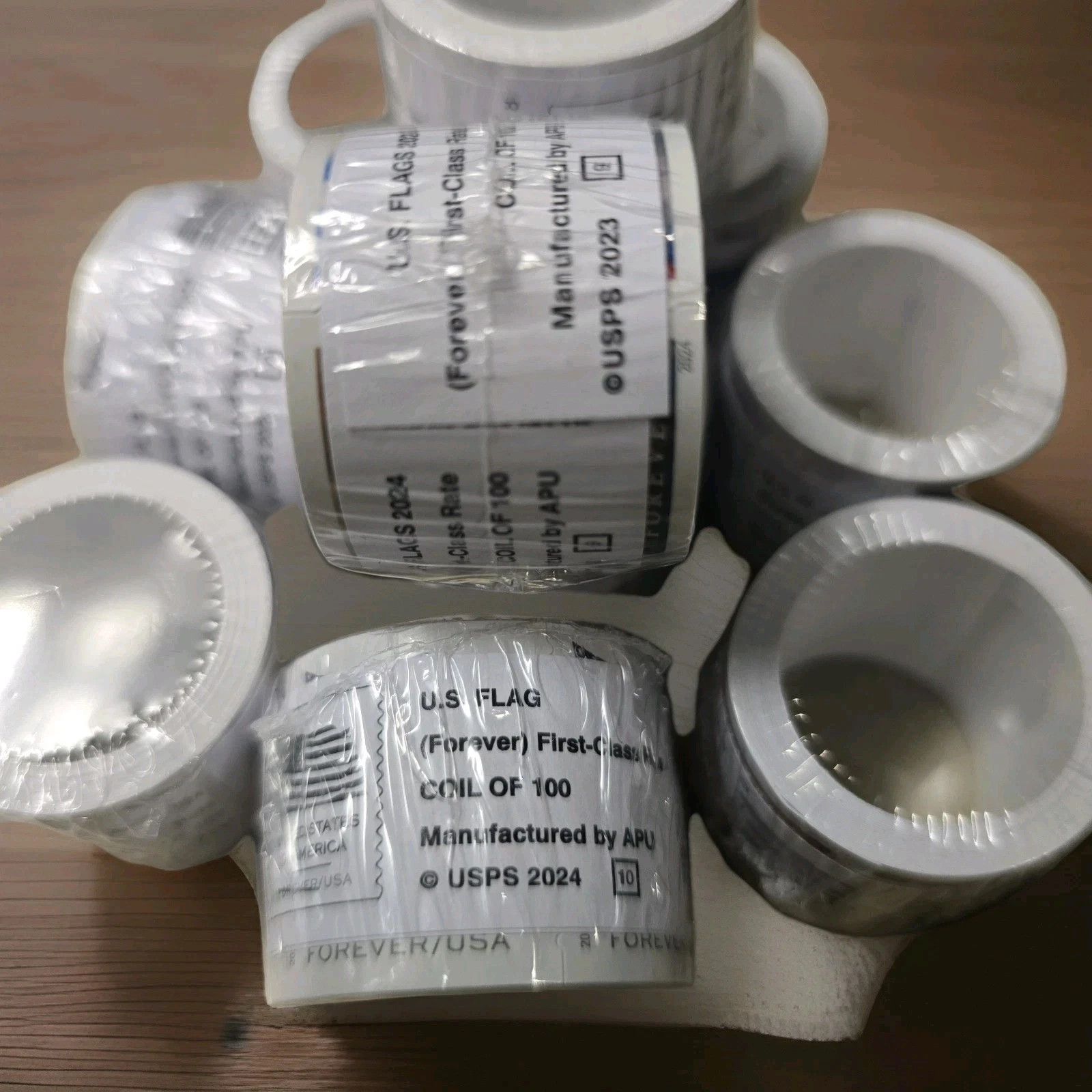 10 ROLLS OF STAMPS use to send anywhere across the USA lot 30