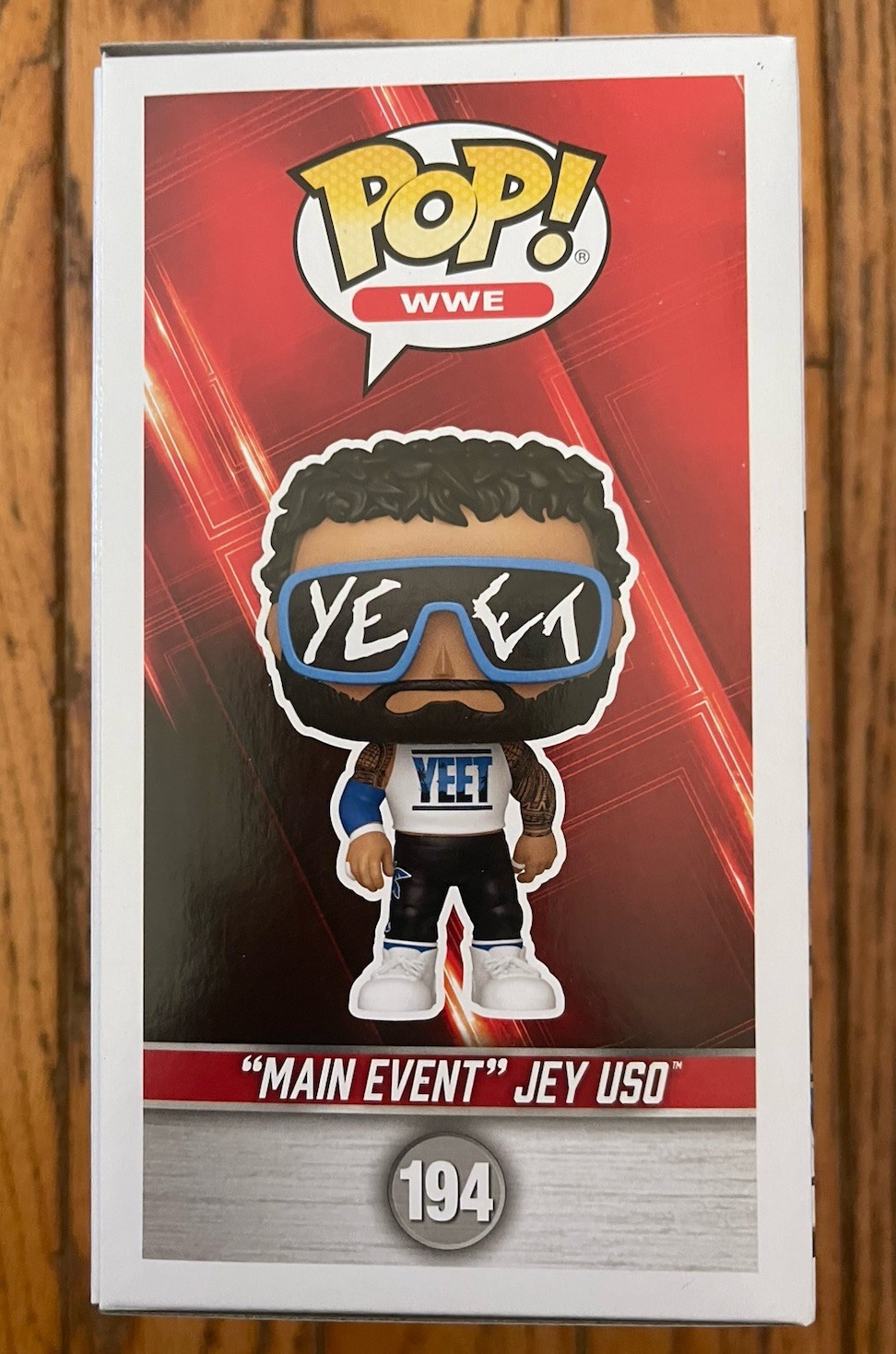 Funko POP! WWE Jey Uso Main Event Figure 194 ~ IN HAND