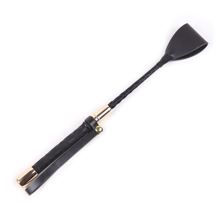 Short Riding Crop PU Leather Whip Flirt Flogger Slave BDSM Couple Games Roleplay