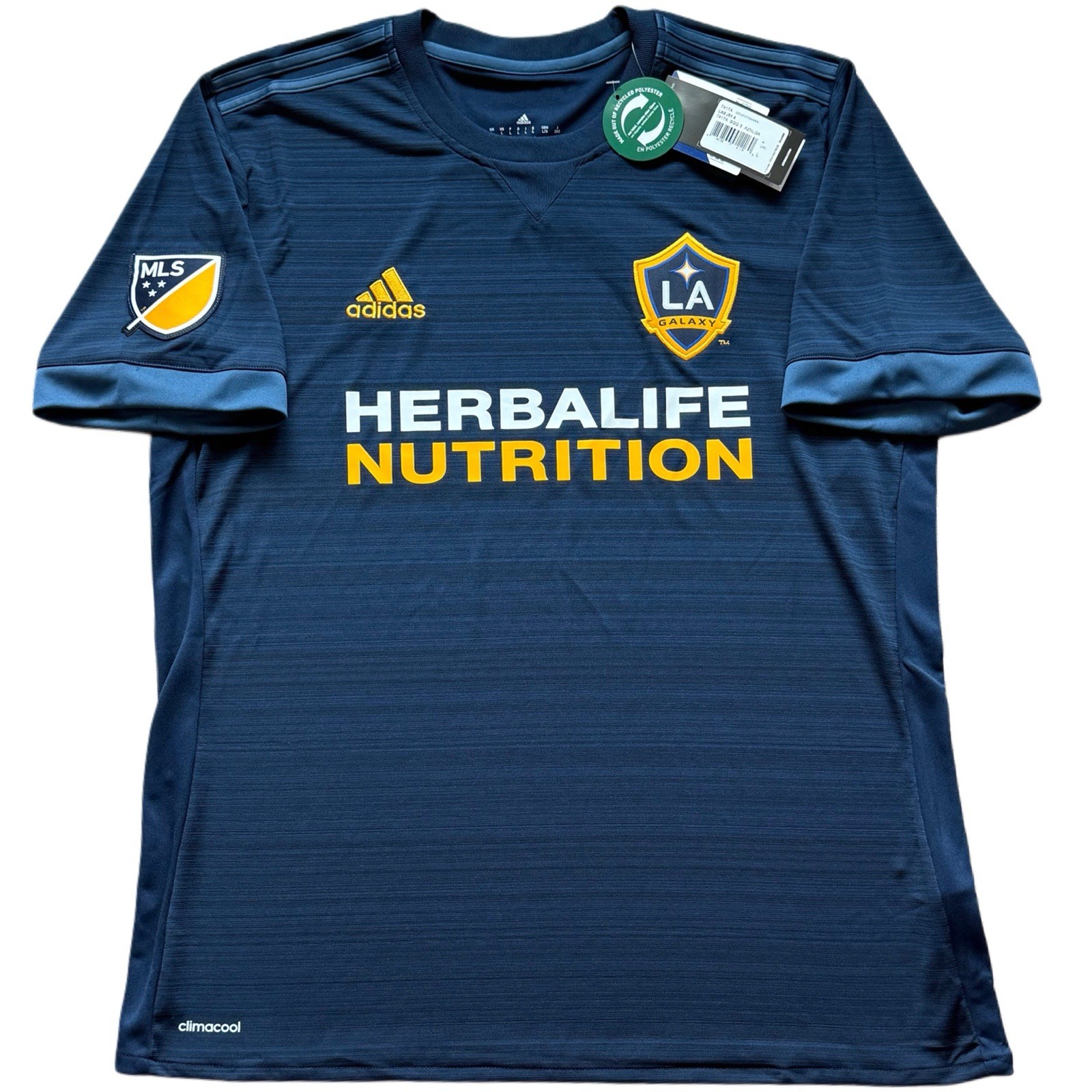 2018 LA Galaxy Away #9 Ibrahimovic Large adidas Soccer Legend Zlatan MLS kit