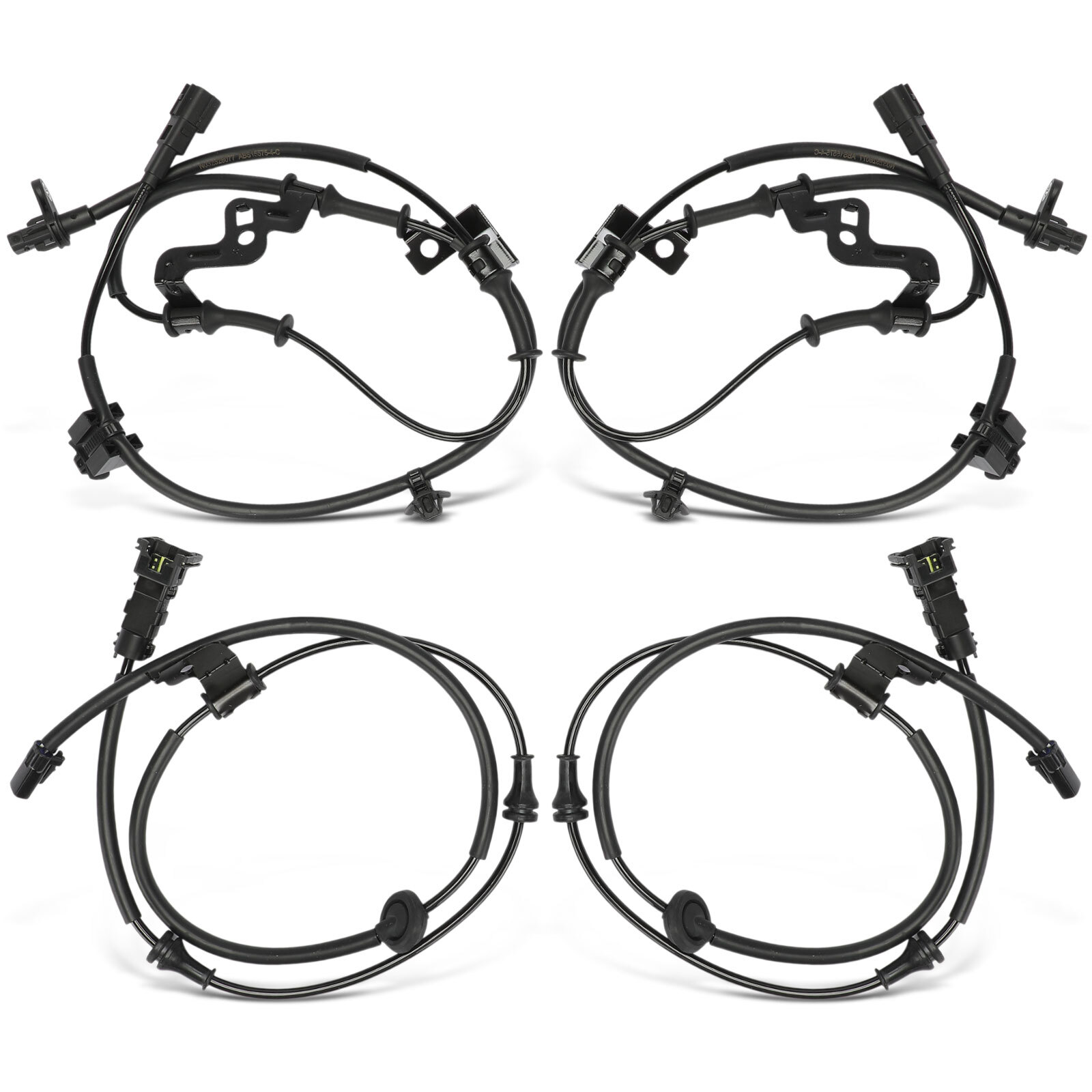 4Pcs Front & Rear ABS Wheel Speed Sensor for Kia Soul 2014-2019 Soul EV 15-19