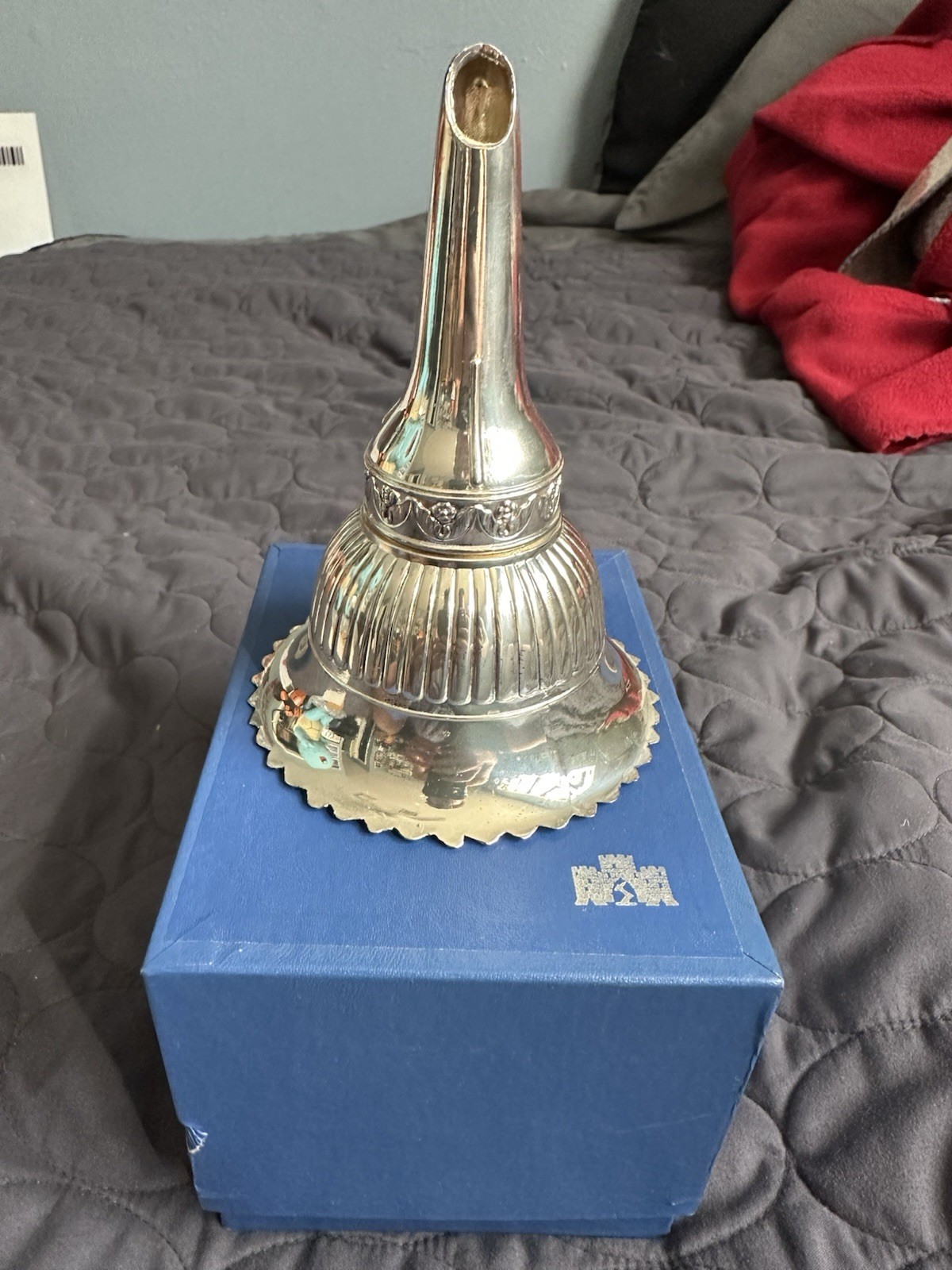 Vintage Silver Plated Wine Funnel Wine Funnel