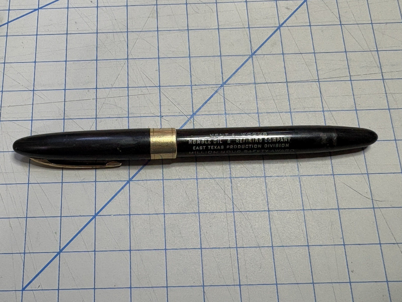 WA Sheaffer White Dot Black Vacuum Fill Fountain Pen 14K Nib Vintage- HUMBLE OIL