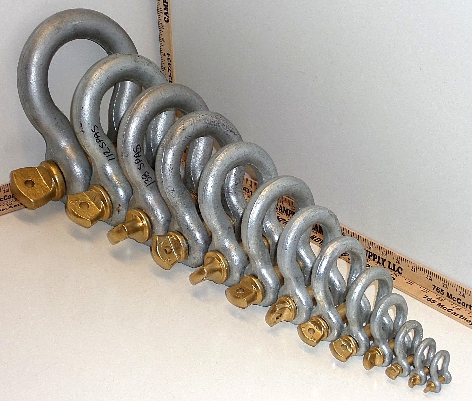 Anchor Shackle Screw Pin Clevis Campbell® Lifting Rigging Sizes 3/16" to 2"🆕