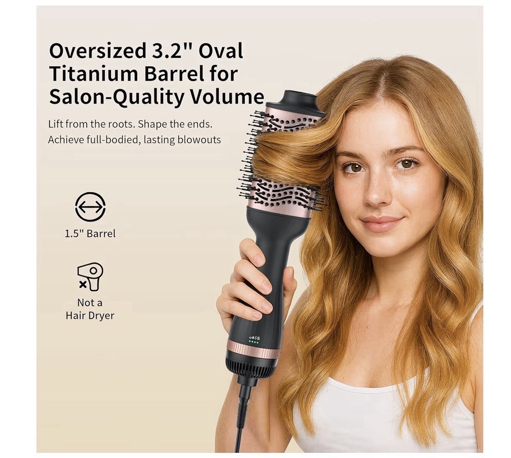 Hair Dryer Brush Blow Dryer Brush in One,4-in-1 Ionic Hair Dryer Brush & Styler