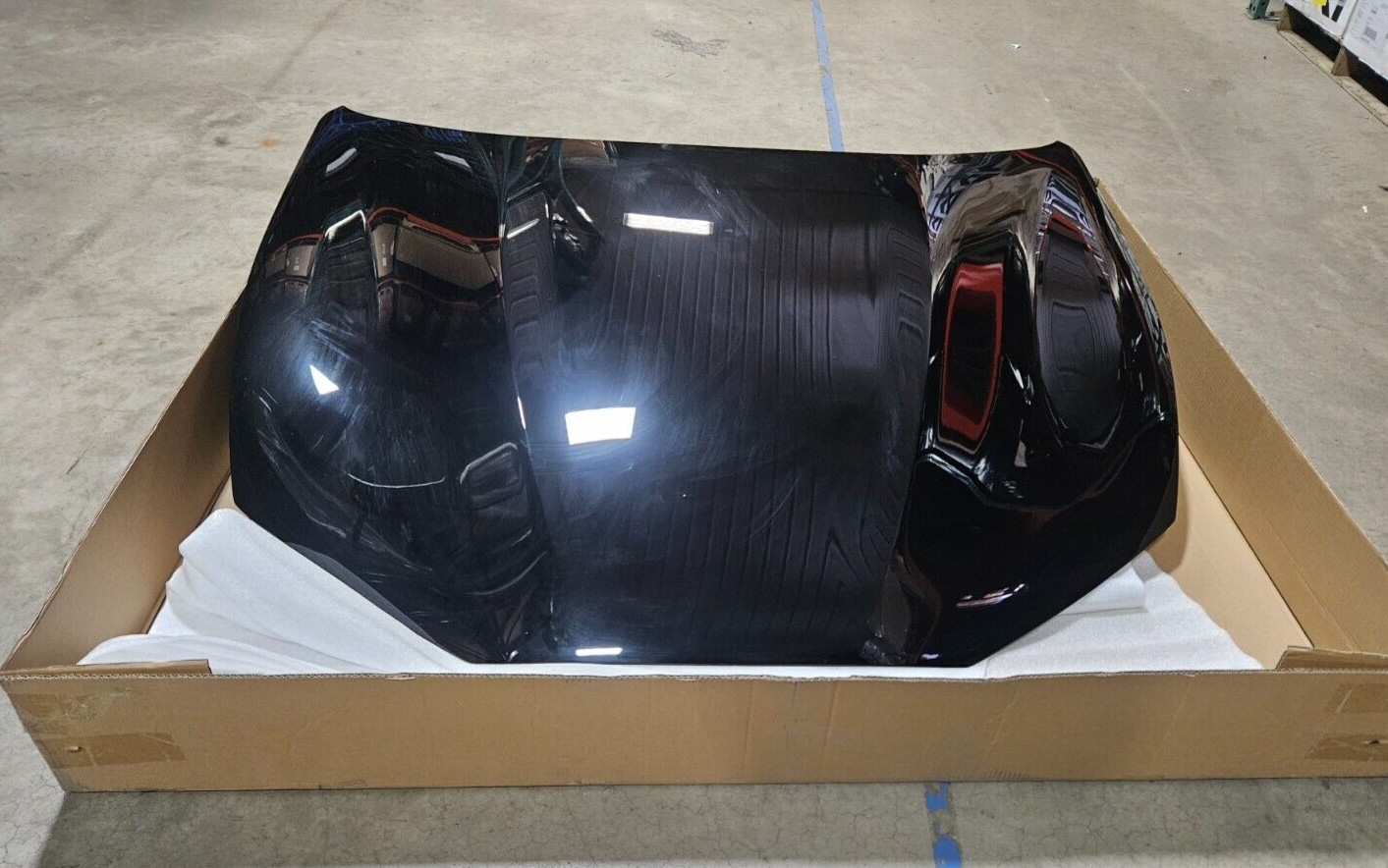 Take Off Original Hood Fits 2021-2023 Mustang Mach E  BLACK