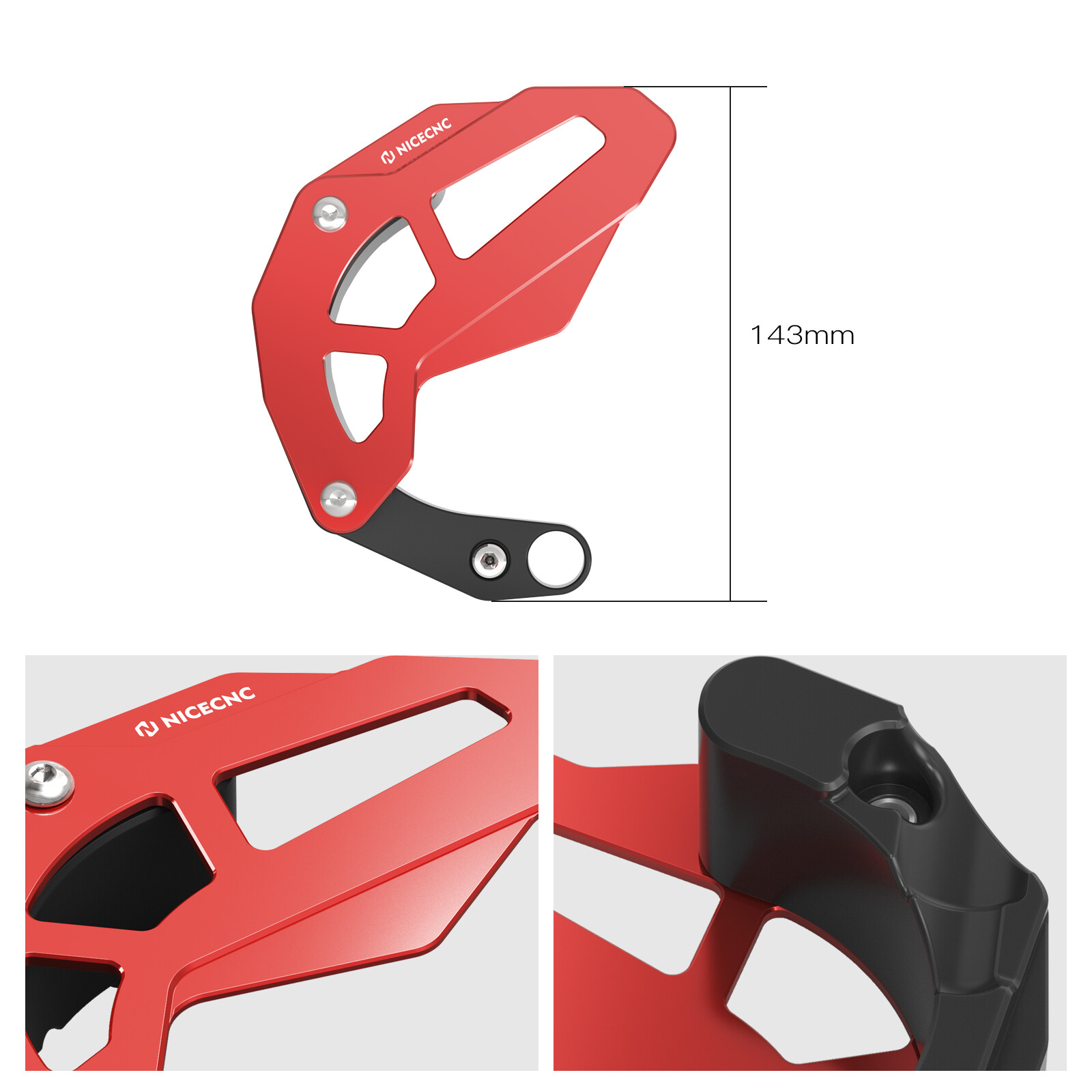 Case Saver Sprocket Cover Chain Guide Guard For Honda TRX450R TRX450ER 2006-2014