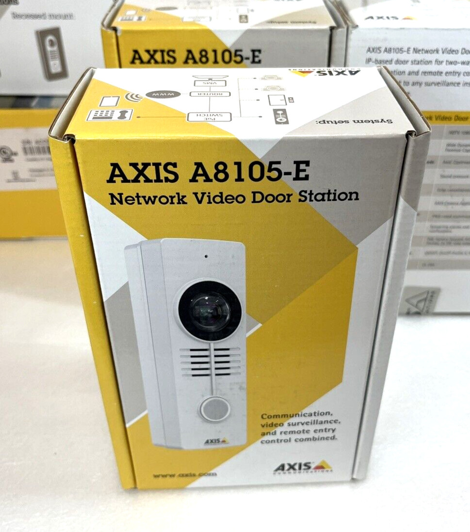 AXIS A8105-E Network Video Door Station, NEW SEALED, Ready to Ship, Warranty