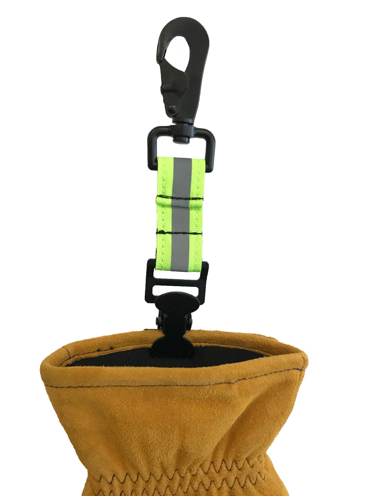 LINE2design Firefighter Glove Strap - Reflective Extrication Work Glove Holder