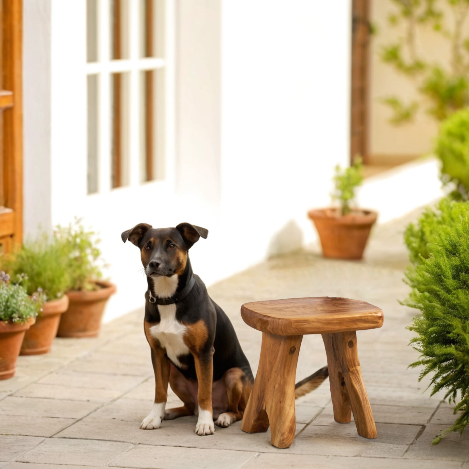 Live Edge Cedar Bench Rustic Wood Entryway Bench Farmhouse Stool Side Table Gift