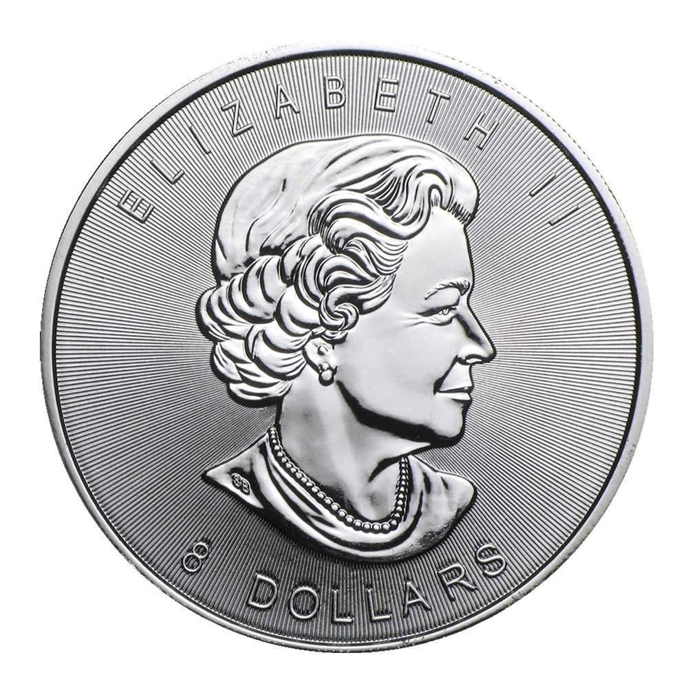 2015 $8 Canadian Silver Bison 1.25 Troy oz .9999 Fine