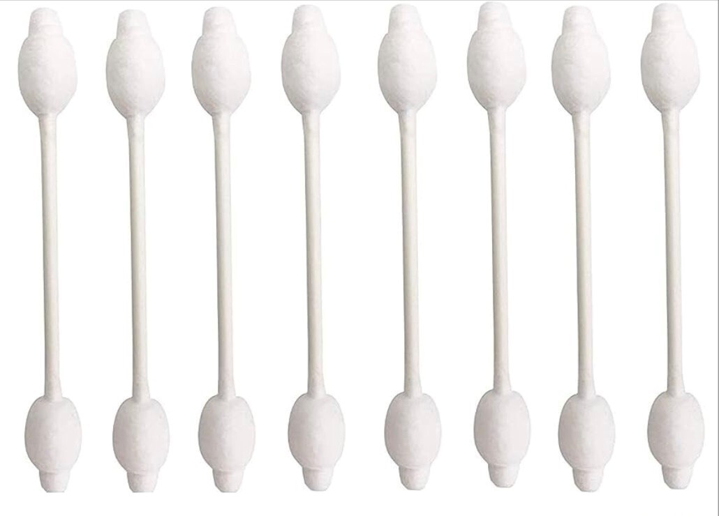 400 Safety Swabs Cotton swab Baby Safe large Cotton Tip for Newborn Babies