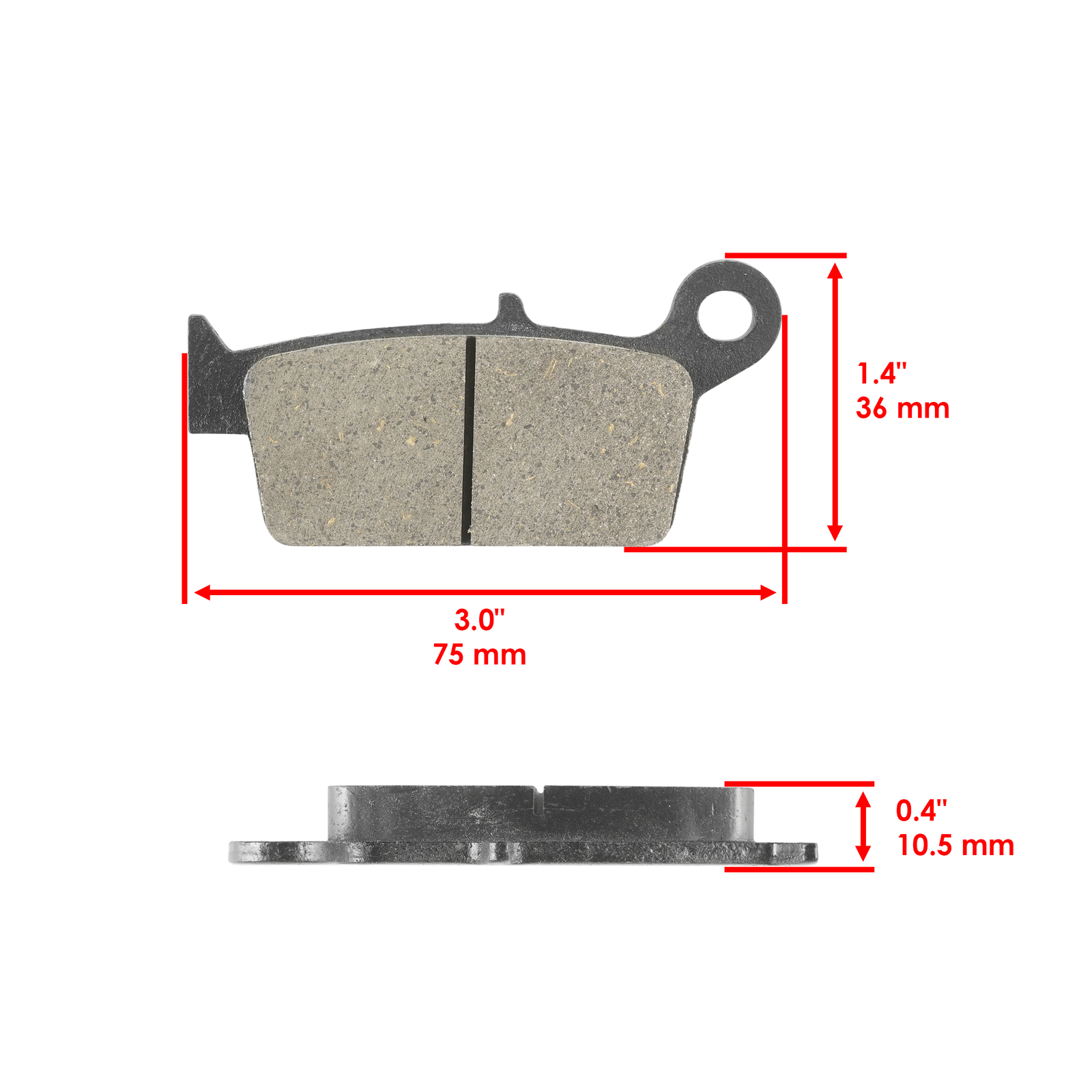 Front Rear Brake Pads for Honda CRE125 CR250R 1995 1996 1997 1998 1999 2000 2001