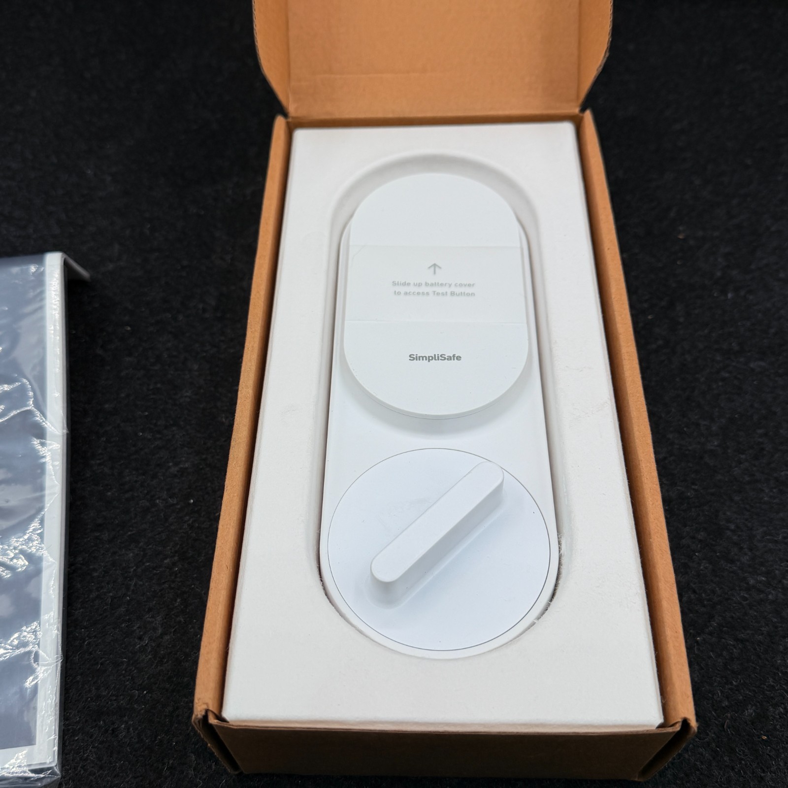 SimpliSafe Smart Door Lock with PIN Keypad (WHITE) w Black Keypad SSLK1