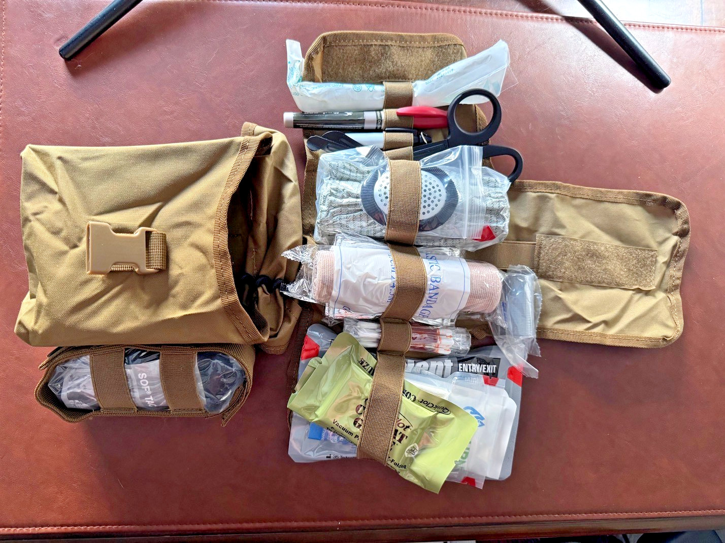 USGI Fully Stocked IFAK (SOF TQ included) Combat Medic--Cordura 500-- UNEXPIRED