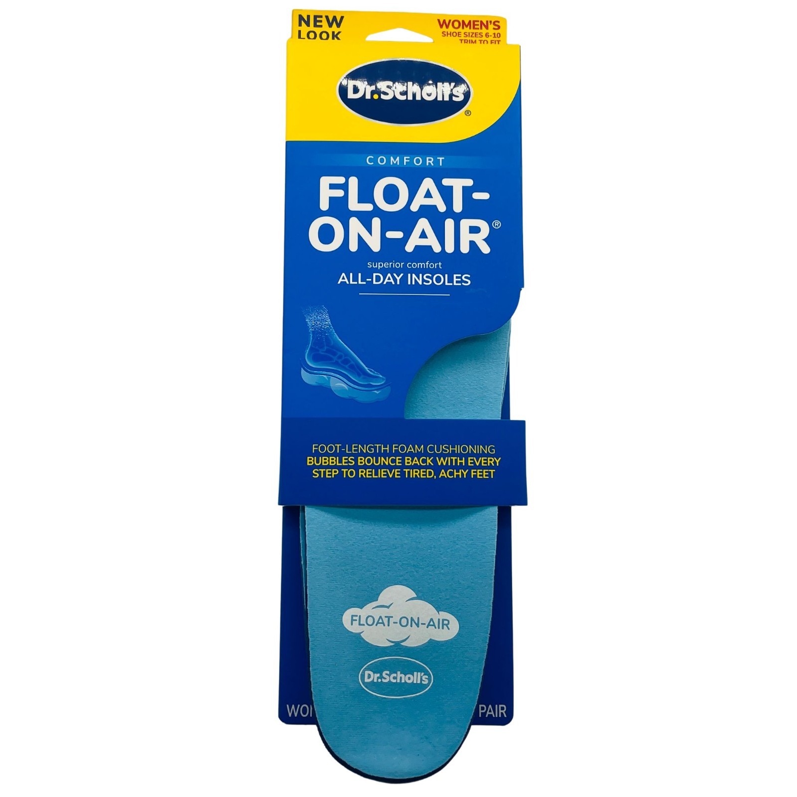 Dr. Scholl’s Float-On-Air Comfort Insoles Women’s Size 6–10 – New