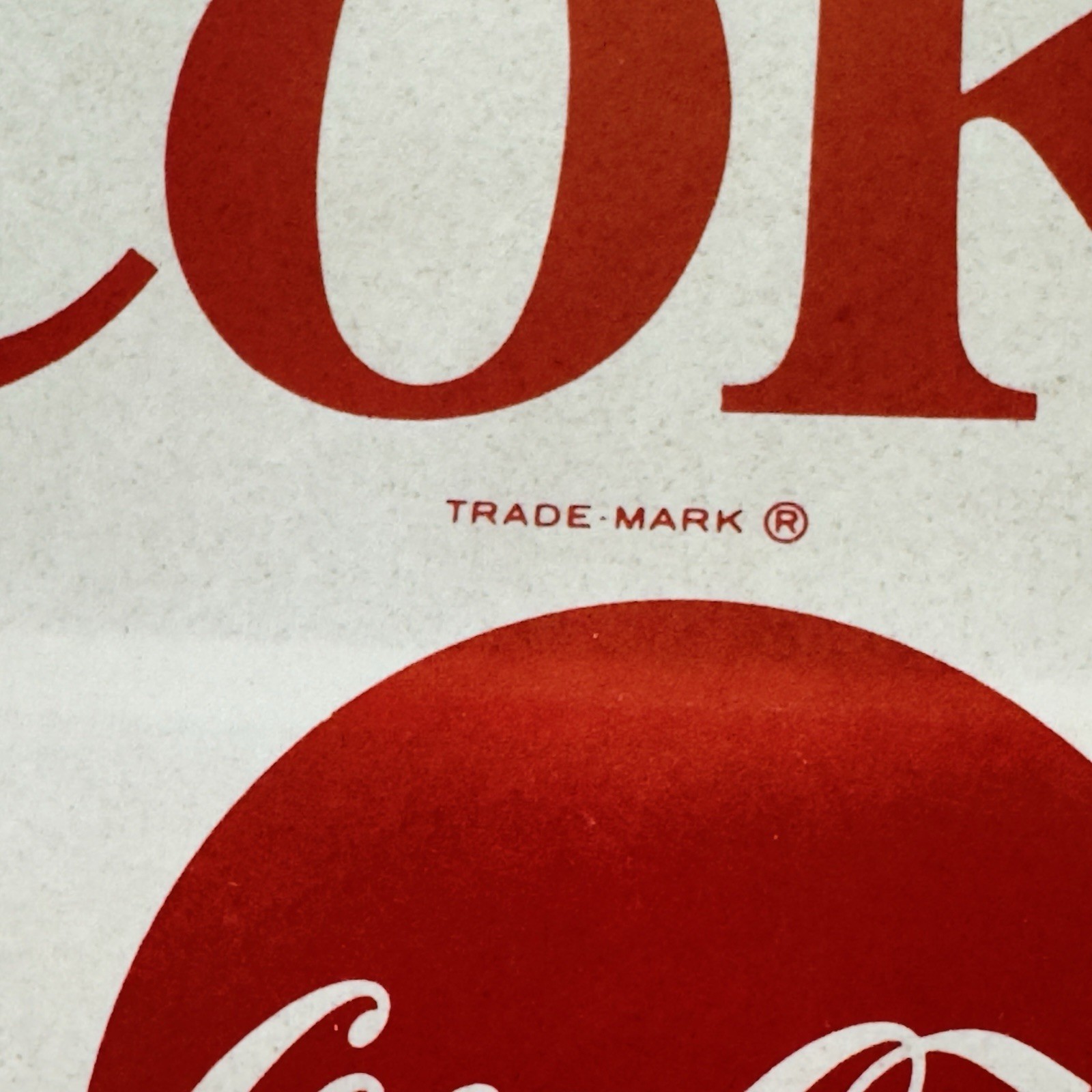 Vintage 1960s Coca-Cola Decal “Things Go Better With Coke” 8” Litho For Tin Sign