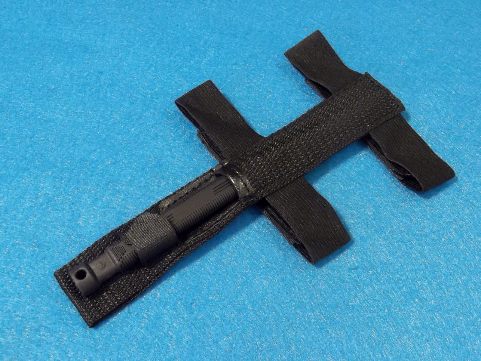 Black Legion BV427 Tri Spike non-metal 3 angle knife with arm / leg sheath NEW!