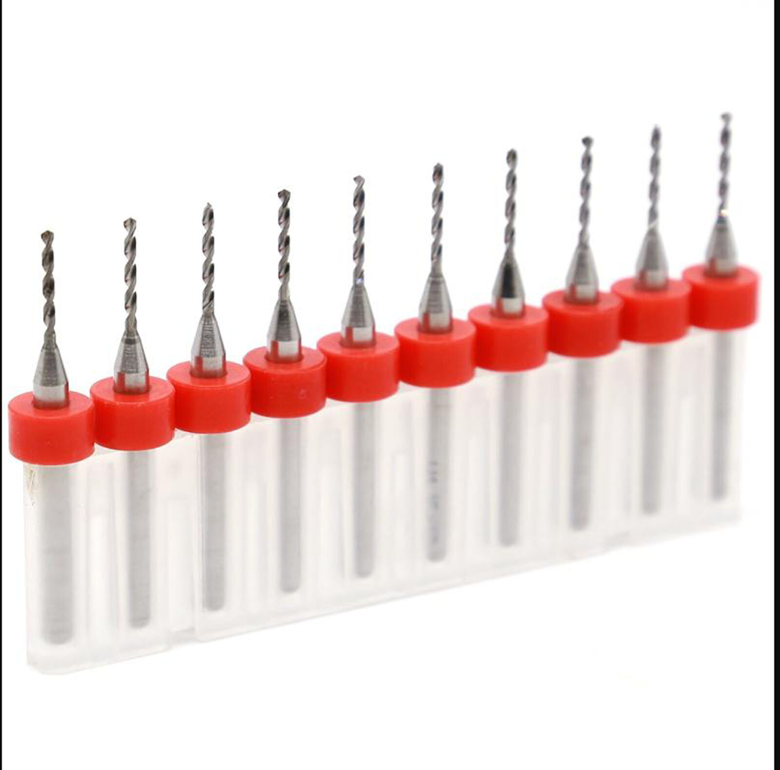 Φ 0.1mm ~ 3.175mm Carbide Micro Drill Bits CNC PCB Dremel Portable 1/8" Shank