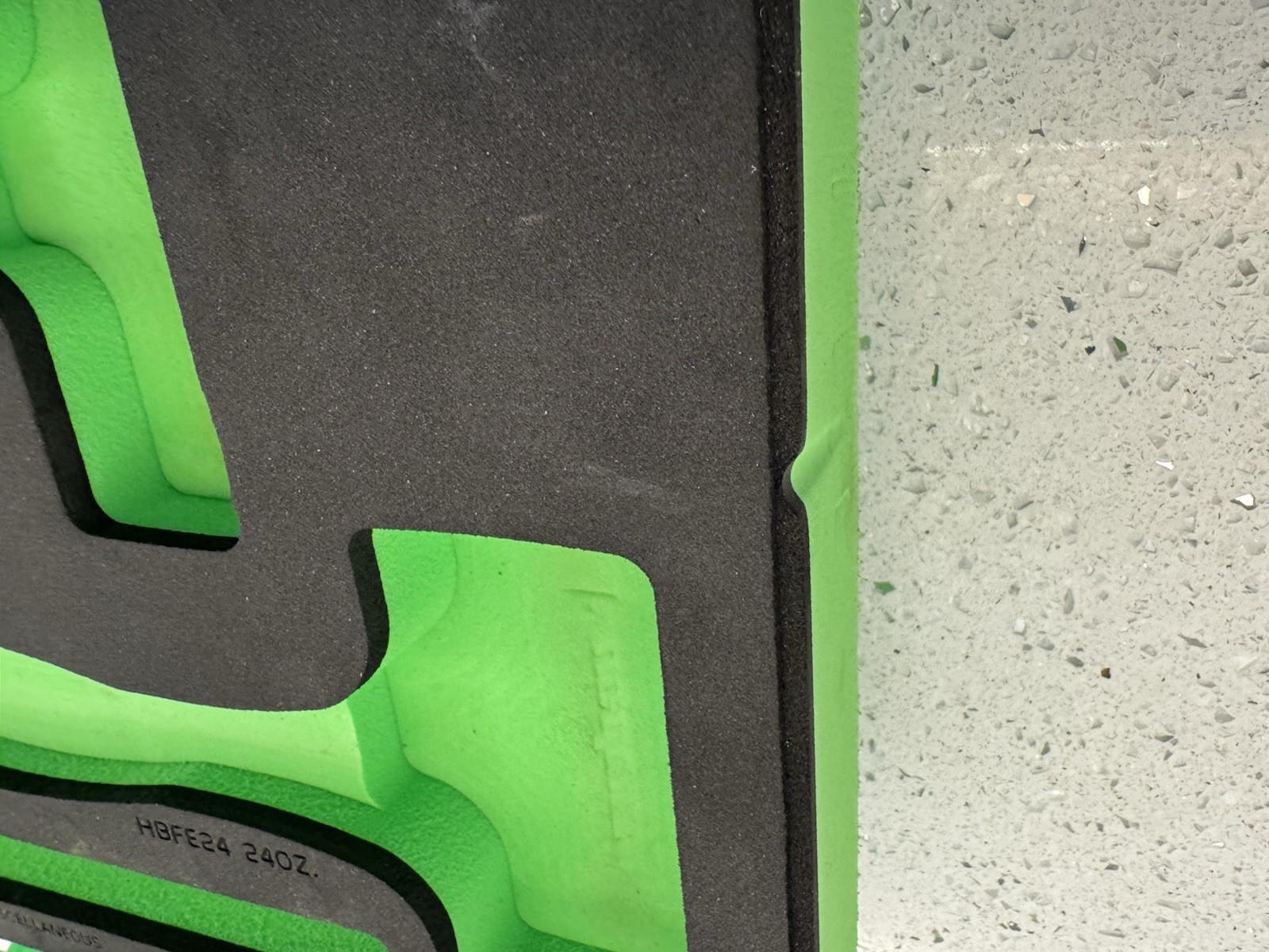 Snap-on 3pc Green Dead Blow Hammer Foam Set HBFE302FG (20 oz 24 oz 48 oz)