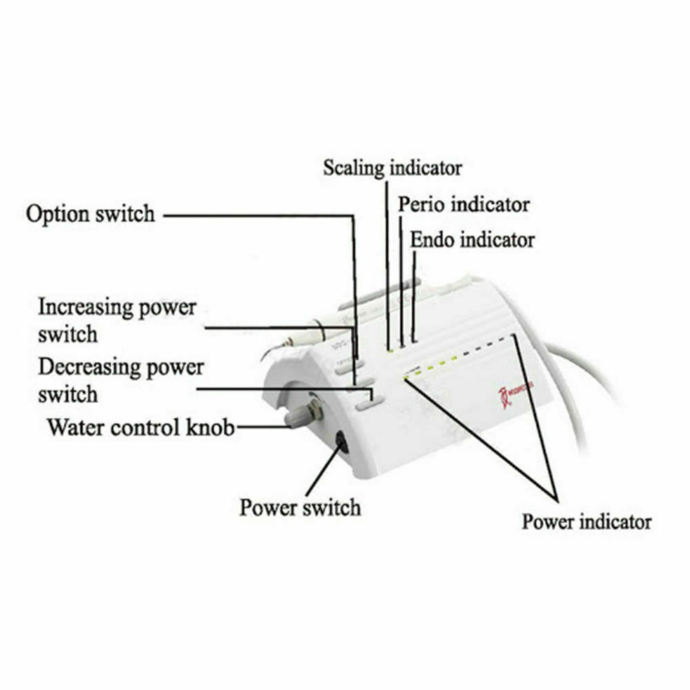 Original Woodpecker Dental UDS-P Ultrasonic Piezo Scaler with Tips 110V Cavitron