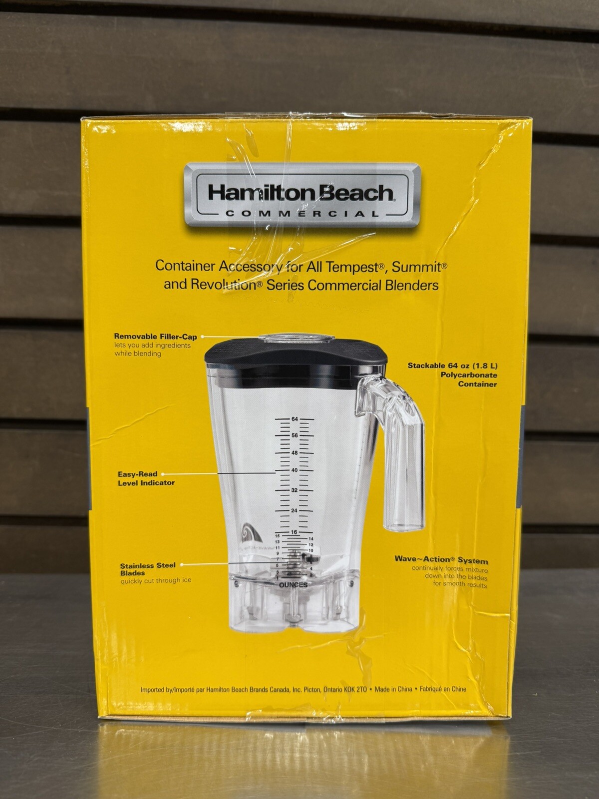 Hamilton Beach 6126-650-P PEANUTS ONLY Blender Container Assembly 64oz NEW