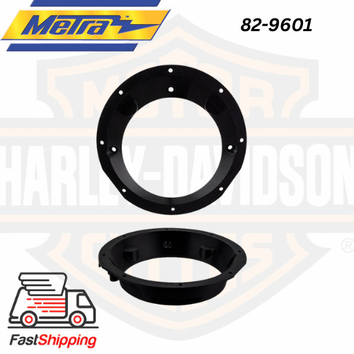 82-9601 METRA/ 1998-2013 HARLEY DAVIDSON SPEAKER ADAPTER TO 6.5"-6.75" SPEAKERS