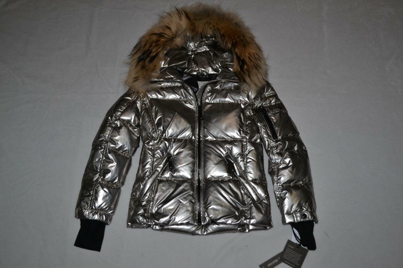 AUTHENTIC SAM. NEW YORK GIRLS BLAKE DOWN JACKET JET PYRITE ALL SIZES NEW