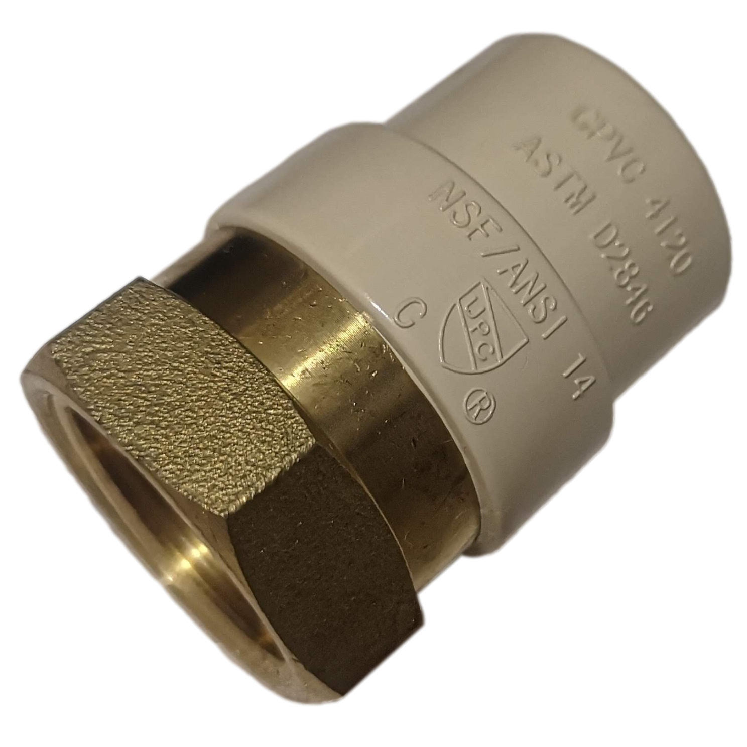 25 Pcs. 3/4" Female NPT x 3/4" CPVC Adapter, Lead Free, 3/4" CPVC Female Adapter