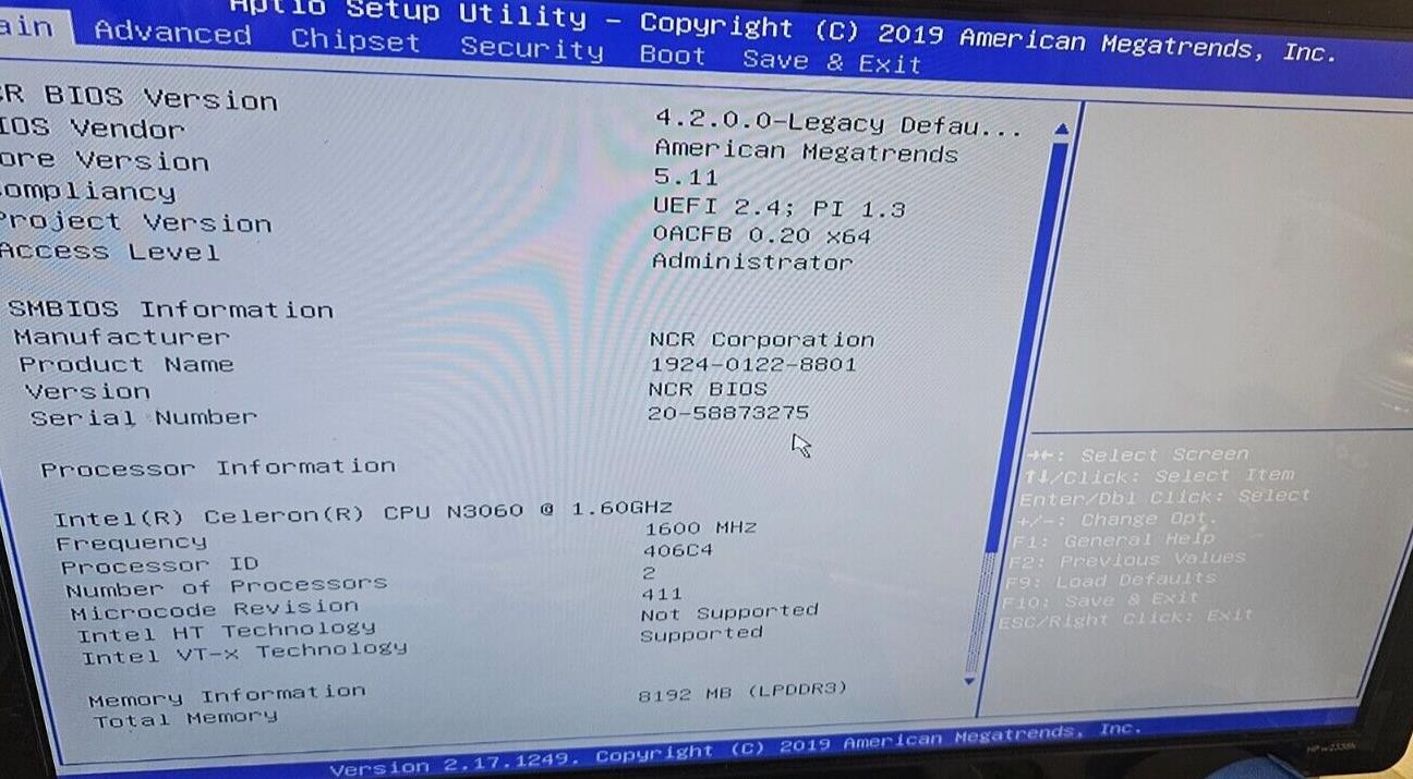 New NCR KC4 Kitchen Controller w/ 1.6Ghz Dual Core, 8GB DDR3, 64GB SSD, No OS