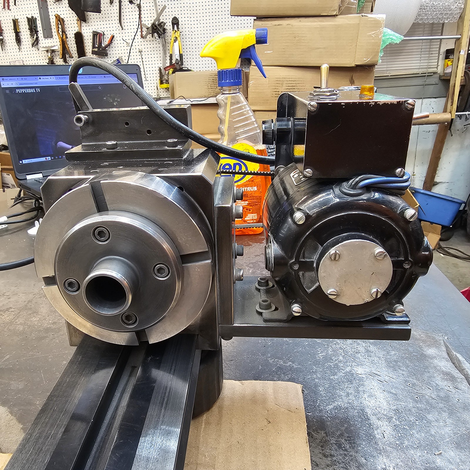 Motorized Grinding Fixture Indexer 3C Collet w/ Sine Plate Harig Lectric Centers