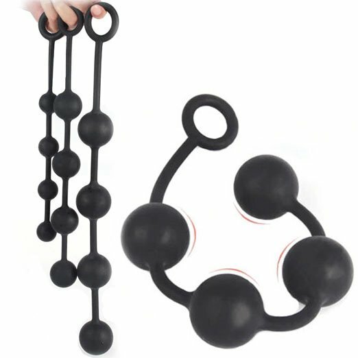 Cannonballs Giant Huge Extra Large XL Silicone Anal Ball Beads Butt Plug