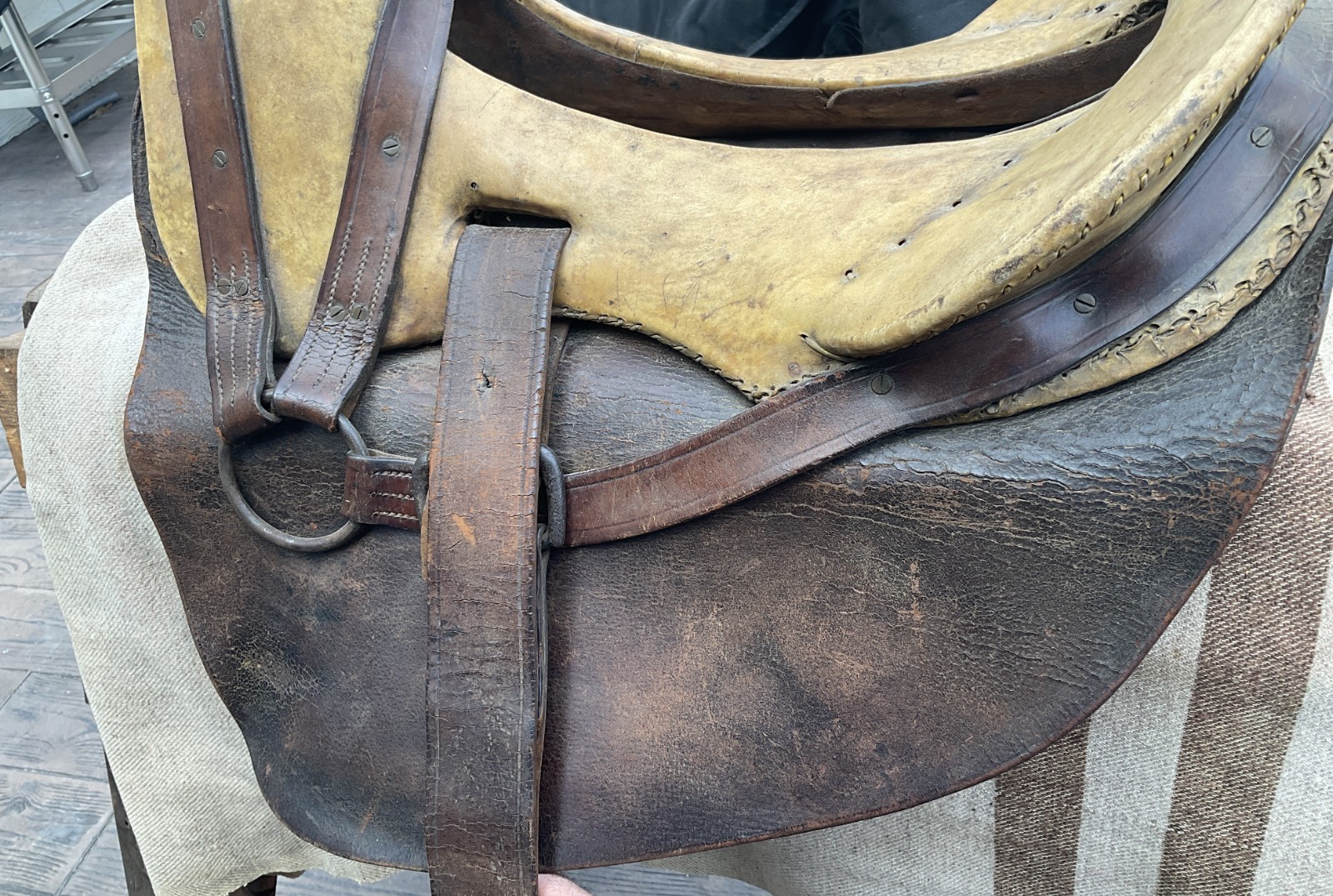 Rare M 1875 Indian Wars Antique 1860s 1870s Wagon Drivers Saddle Civil War