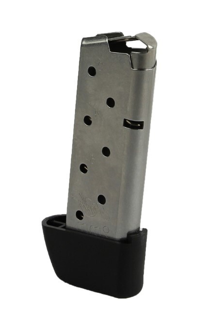 LOT of (2) Kimber Micro 9 9mm Luger 8rd OEM Magazine, Stainless Steel - 1200848A