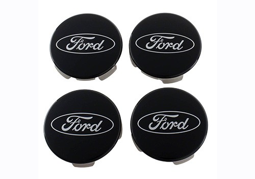 Ford Truck/SUV Black and Chrome Wheel Center Cap Kit M-1096K-BCT