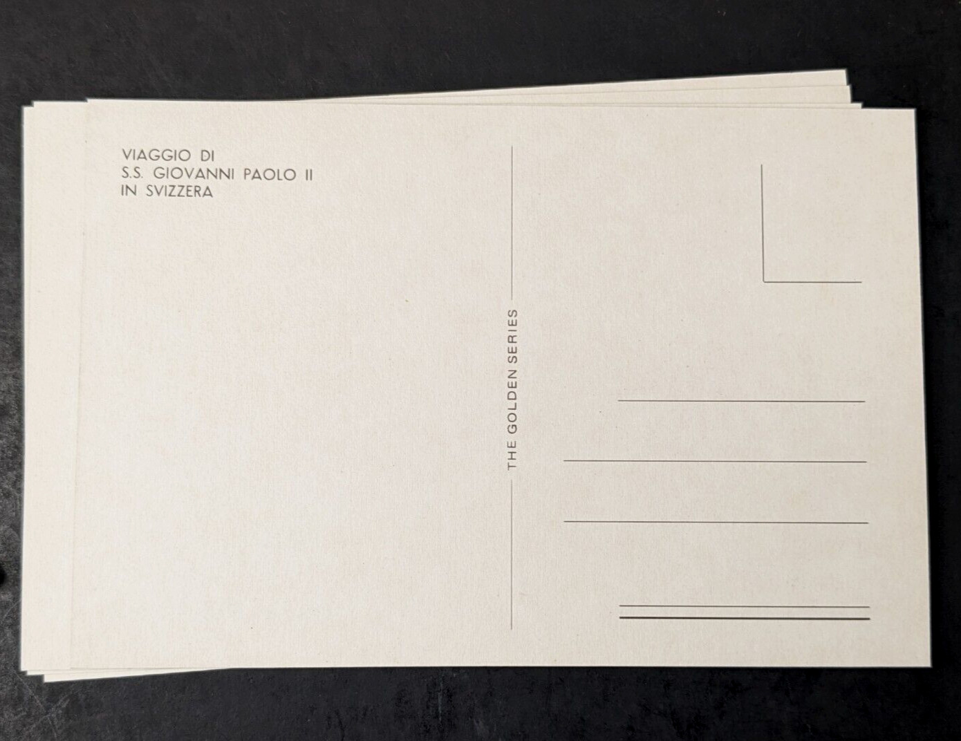 Pope John Paul II Golden Series Trip to Switzerland 10 Covers, Postcards Stamps